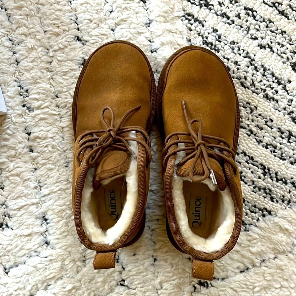 Quince Brown Ankle Boots